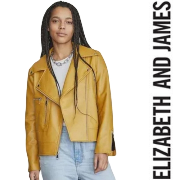 Elizabeth and James | Jackets & Coats | Elizabeth James Faux Leather ...